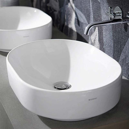 LAVABO NADGRADNI NA RAVNU PLOČU ELIPSA 550X400 GEBERIT 500.774.01.2 Lavaboi Geberit Madras doo Beograd