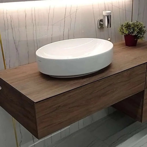 LAVABO NADGRADNI NA RAVNU PLOČU OVALNI 550X400 GEBERIT 500.771.01.2 Lavaboi Geberit Madras doo Beograd