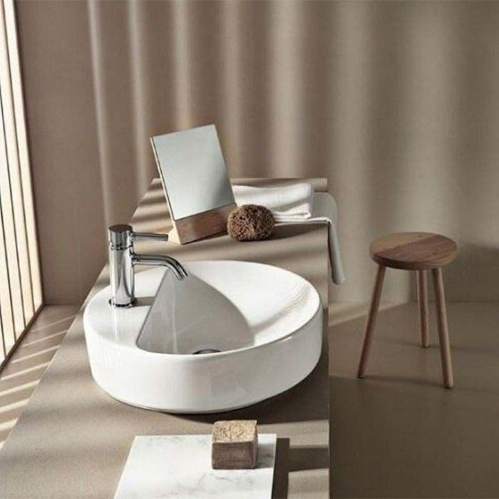 LAVABO NADGRADNI NA RAVNU PLOČU OVALNI 600X450 GEBERIT 500.773.01.2 Lavaboi Geberit Madras doo Beograd