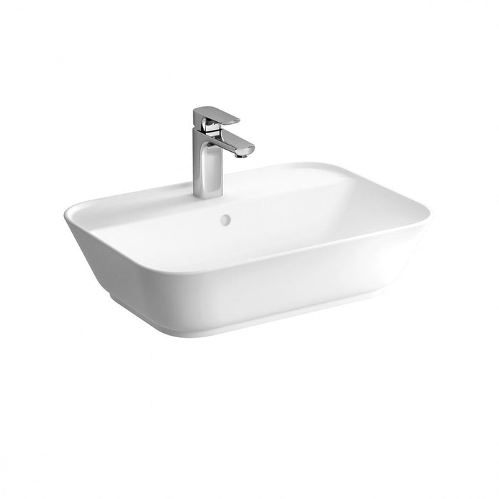 Lavabo nadgradni VITRA Geo 60cm zdelasti sa prelivom sa otvorom za slavinu (7426B003-0001) Lavaboi Vitra 7426B003-0001 Madras doo Beograd