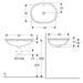 LAVABO PODGRADNI ISPOD RAVNE PLOČE ELIPSA 610X460 GEBERIT 500.756.01.2 Lavaboi Geberit Madras doo Beograd