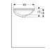 LAVABO PODGRADNI ISPOD RAVNE PLOČE ELIPSA 610X460 GEBERIT 500.758.01.2 Lavaboi Geberit Madras doo Beograd