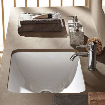 LAVABO PODGRADNI ISPOD RAVNE PLOČE PRAVOUGAONI 530X440 GEBERIT 500.762.01.2 Lavaboi Geberit Madras doo Beograd