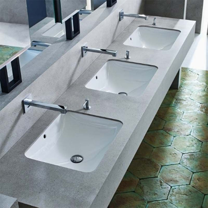 LAVABO PODGRADNI ISPOD RAVNE PLOČE PRAVOUGAONI 580X490 GEBERIT 500.764.01.2 Lavaboi Geberit Madras doo Beograd