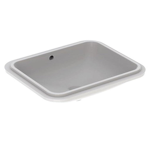 LAVABO PODGRADNI ISPOD RAVNE PLOČE PRAVOUGAONI 580X490 GEBERIT 500.764.01.2 Lavaboi Geberit Madras doo Beograd
