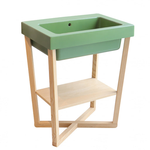 Lavabo sa postoljem COLAVENE ALAQUA verde bamboo mat 70x50 (LAA7052B) Lavaboi Colavene LAA7052B Madras doo Beograd