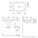 LAVABO VARIFORM UGRADNI ELIPSA 600X400 GEBERIT 500.728.01.2 Lavaboi Geberit Madras doo Beograd