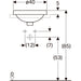 LAVABO VARIFORM UGRADNI KRUG fi400 GEBERIT 500.702.01.2 Lavaboi Geberit Madras doo Beograd