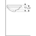 LAVABO VARIFORM UGRADNI KRUG fi400 GEBERIT 500.702.01.2 Lavaboi Geberit Madras doo Beograd