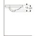 LAVABO VARIFORM UGRADNI KRUG fi480 GEBERIT 500.706.01.2 Lavaboi Geberit Madras doo Beograd
