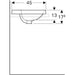 LAVABO VARIFORM UGRADNI OVALNI 500X450 GEBERIT 500.714.01.2 Lavaboi Geberit Madras doo Beograd