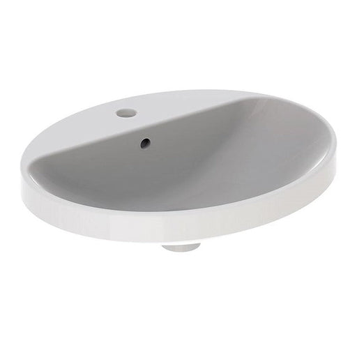 LAVABO VARIFORM UGRADNI OVALNI 550X450 sa prelivom i otvorom za slavinu GEBERIT Lavaboi Geberit 500.720.01.2 Madras doo Beograd