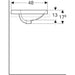 LAVABO VARIFORM UGRADNI OVALNI 600X480 GEBERIT 500.724.01.2 Lavaboi Geberit Madras doo Beograd