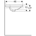 LAVABO VARIFORM UGRADNI OVALNI 600X480 GEBERIT 500.726.01.2 Lavaboi Geberit Madras doo Beograd