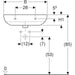 LAVABO ZIDNI SELNOVA 650X500 GEBERIT 500.297.01.7 Lavaboi Geberit Madras doo Beograd