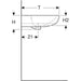 LAVABO ZIDNI SELNOVA 650X500 GEBERIT 500.297.01.7 Lavaboi Geberit Madras doo Beograd