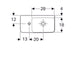 LAVABO ZIDNI SELNOVA COMPACT 500X250 smanjena dubina LEVI GEBERIT 501.506.00.7 Lavaboi Geberit Madras doo Beograd