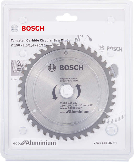 List kružne testere za aluminijum Ø150x2,0x20/42z Bosch Eco for Aluminium (2608644387) List kružne testere za drvo BOSCH BOSCH-2608644387 Madras doo Beograd