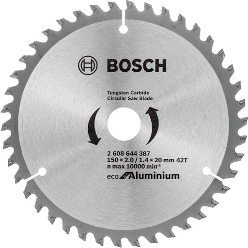 List kružne testere za aluminijum Ø150x2,0x20/42z Bosch Eco for Aluminium (2608644387) List kružne testere za drvo BOSCH BOSCH-2608644387 Madras doo Beograd