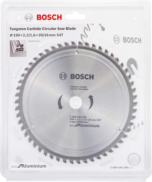 List kružne testere za aluminijum Ø190x2,2x20/54z Bosch Eco for Aluminium (2608644390) List kružne testere za drvo BOSCH BOSCH-2608644390 Madras doo Beograd