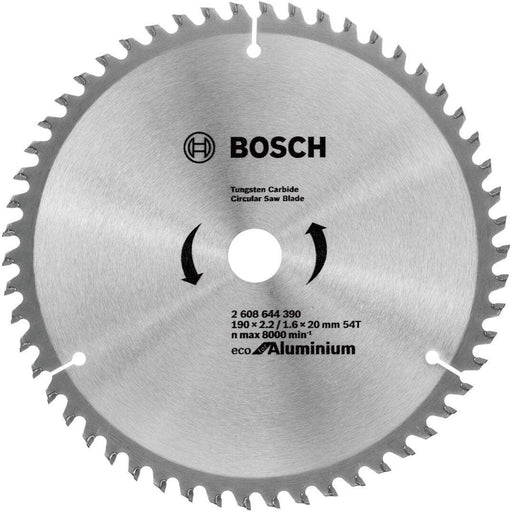 List kružne testere za aluminijum Ø190x2,2x20/54z Bosch Eco for Aluminium (2608644390) List kružne testere za drvo BOSCH BOSCH-2608644390 Madras doo Beograd