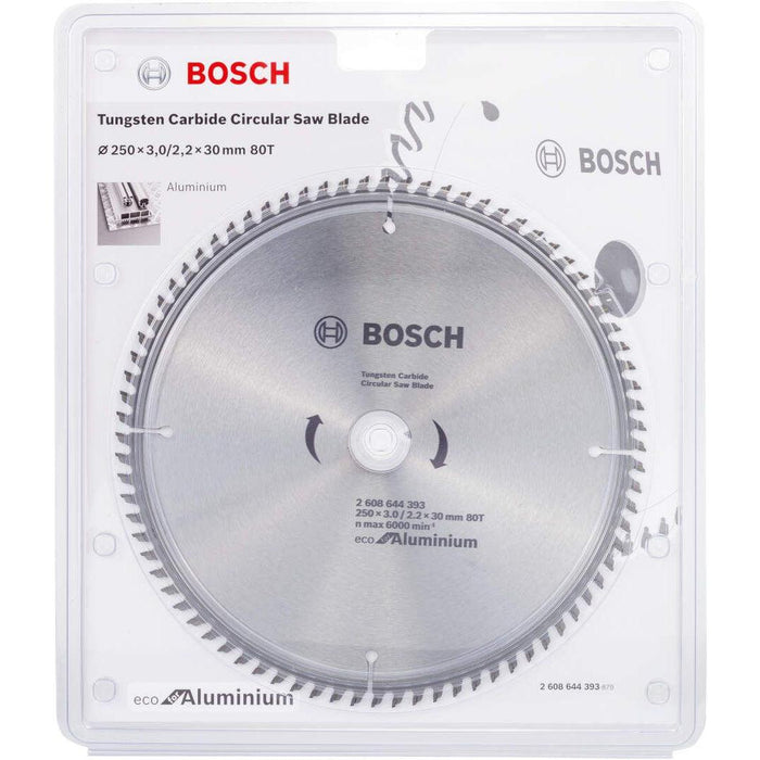 List kružne testere za aluminijum Ø250x3,0x30/80z Bosch Eco for Aluminium (2608644393) List kružne testere za drvo BOSCH BOSCH-2608644393 Madras doo Beograd