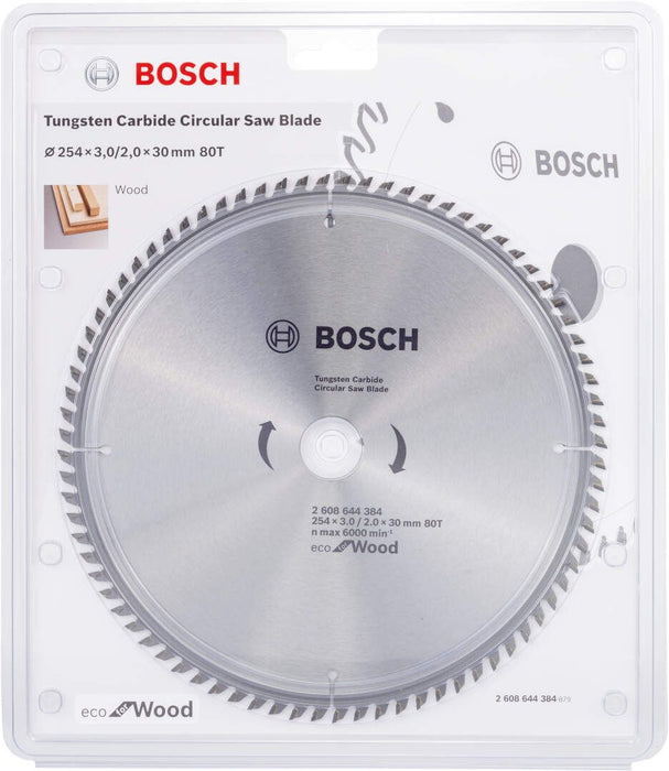 List kružne testere za drvo Ø254x2,5x30/80z Bosch Eco for Wood (2608644384) List kružne testere za drvo BOSCH BOSCH-2608644384 Madras doo Beograd