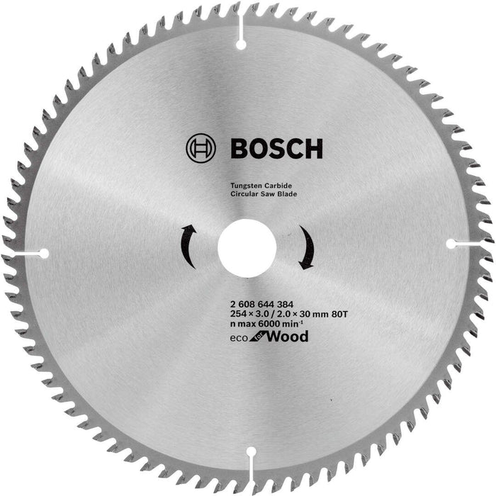 List kružne testere za drvo Ø254x2,5x30/80z Bosch Eco for Wood (2608644384) List kružne testere za drvo BOSCH BOSCH-2608644384 Madras doo Beograd