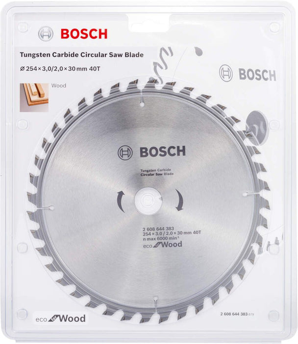 List kružne testere za drvo Ø254x3,0x30/40z Bosch Eco for Wood (2608644383) List kružne testere za drvo BOSCH BOSCH-2608644383 Madras doo Beograd