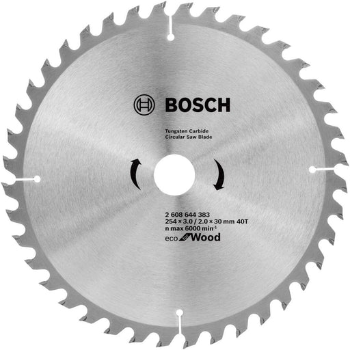 List kružne testere za drvo Ø254x3,0x30/40z Bosch Eco for Wood (2608644383) List kružne testere za drvo BOSCH BOSCH-2608644383 Madras doo Beograd