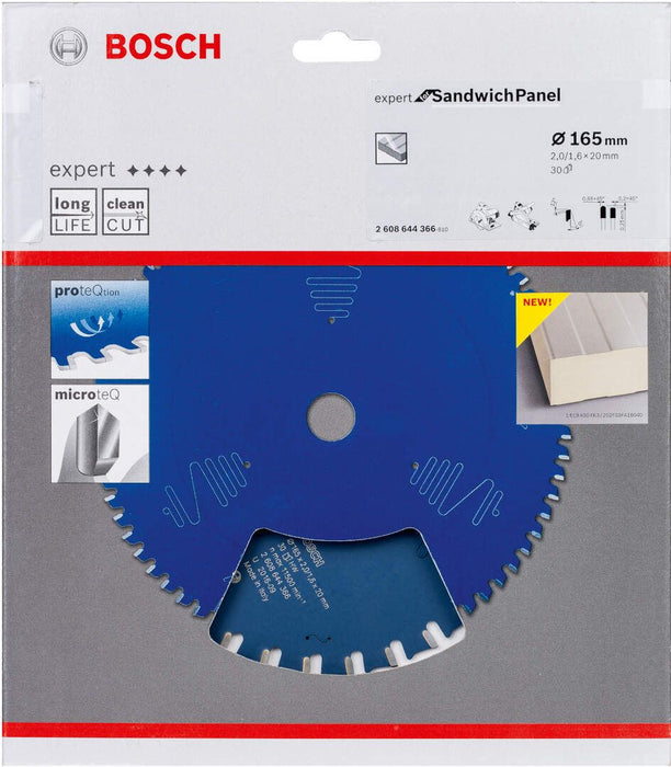 List testere za sendvič panele 165 x 2,0/1,6x20mm, 30 Bosch Expert for SandwichPanel - 2608644366 List testere BOSCH BOSCH-2608644366 Madras doo Beograd