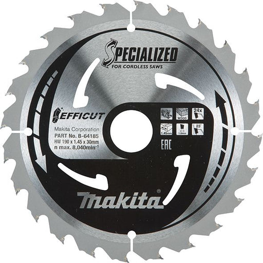 List za testeru od tvrdog metala EFFICUT Makita B-64185 List za testeru MAKITA Madras doo Beograd