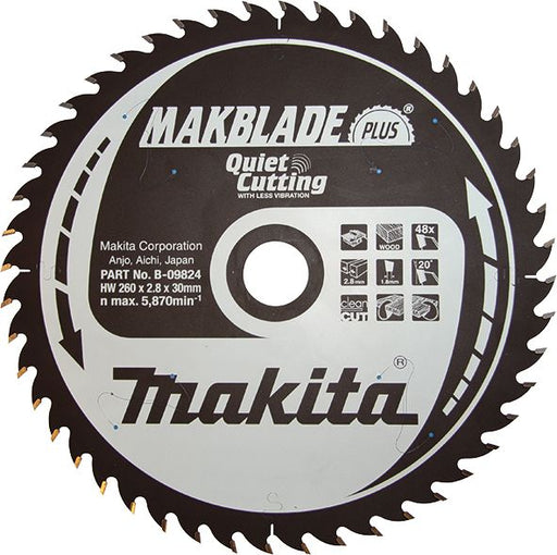 List za testeru od tvrdog metala, MAKBlade Plus, sa 48 zubaca Makita B-09824 List za testeru MAKITA Madras doo Beograd