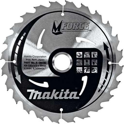 List za testeru od tvrdog metala, MForce, sa 24 zubaca Makita B-08090 List za testeru MAKITA Madras doo Beograd