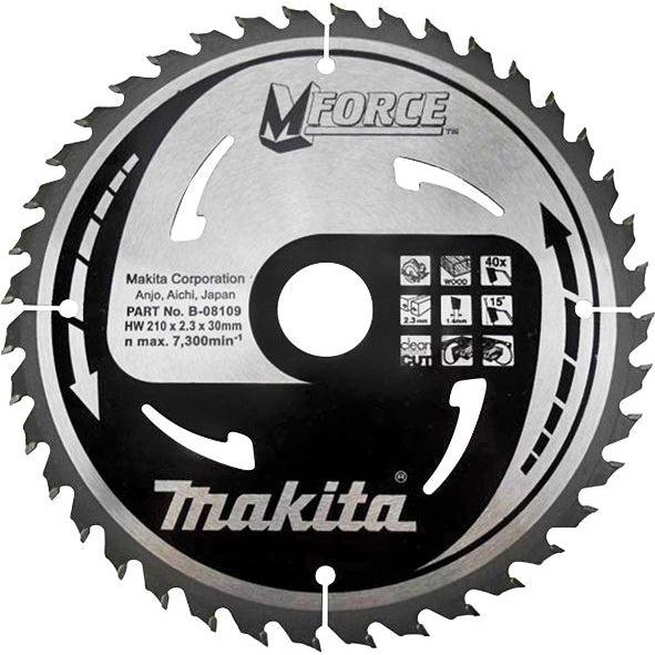 List za testeru od tvrdog metala, MForce, sa 40 zubaca Makita B-08109 List za testeru MAKITA Madras doo Beograd