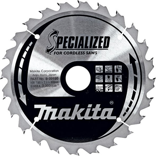 List za testeru od tvrdog metala, sa 24 zubaca Makita B-09195 Pribor MAKITA Madras doo Beograd