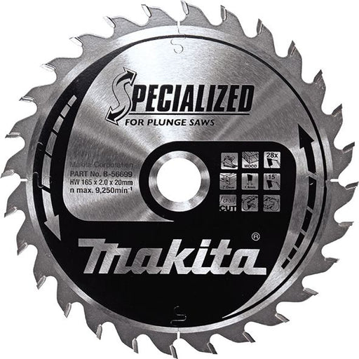 List za testeru od tvrdog metala, za drvo (AC/DC) Makita B-56699 Pribor MAKITA Madras doo Beograd