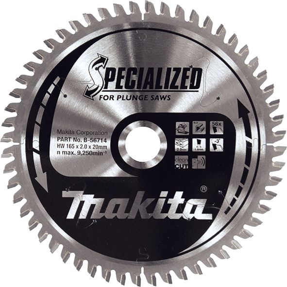 List za testeru od tvrdog metala, za drvo (AC/DC) Makita B-56714 Pribor MAKITA Madras doo Beograd
