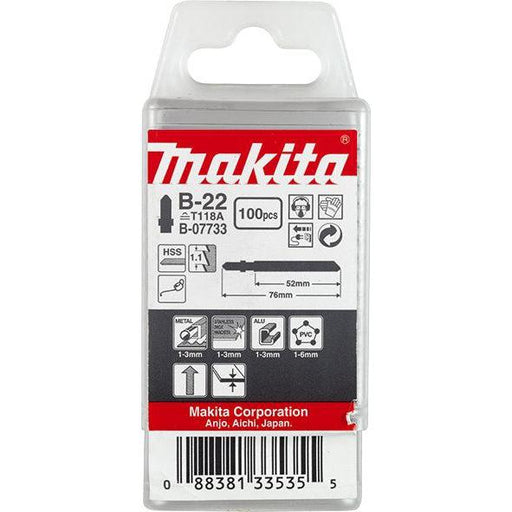 List za ubodnu testeru, za metal Makita B-07733 List ubodne testere MAKITA Madras doo Beograd