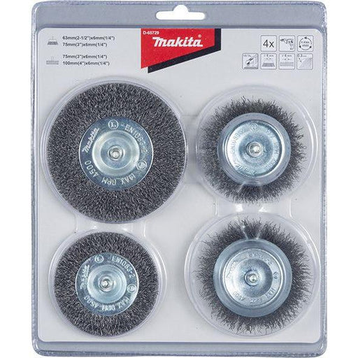 Lončasta četka 63mm,75mm, kružna četka 75mm,100mm Makita D-65729 Pribor MAKITA Madras doo Beograd