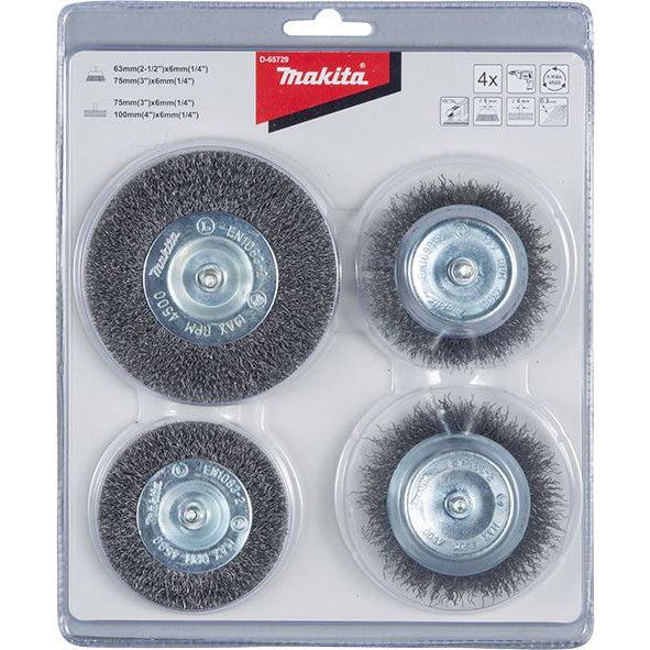 Lončasta četka 63mm,75mm, kružna četka 75mm,100mm Makita D-65729 Pribor MAKITA Madras doo Beograd