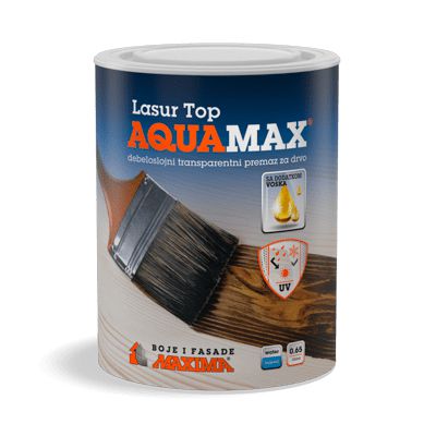 Maxima Aquamax - Lazurni premaz za drvo 650ml Boje i lakovi Maxima Madras doo Beograd