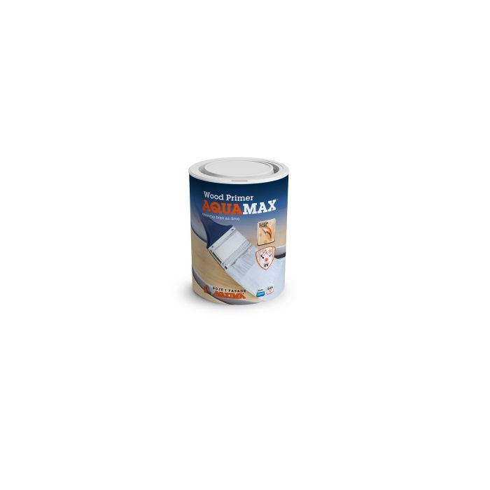 Maxima Aquamax Prajmer - Osnovna boja za drvo 650ml akrilna bela Boje i lakovi Maxima Madras doo Beograd