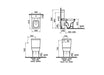 Monoblok VITRA S20 sa duroplast soft close WC daskom vario BTW (CVS21) Monoblokovi Vitra CVS21 Madras doo Beograd