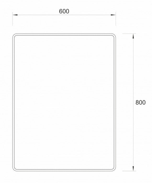 Ogledalo CONCEPT 600x800 (C-06-74) Ogledala sa rasvetom Concept C-06-74 Madras doo Beograd