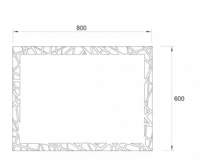 Ogledalo CONCEPT 800x600 (C-06-48) Ogledala sa rasvetom Concept C-06-48 Madras doo Beograd