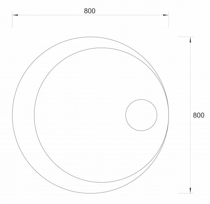 Ogledalo CONCEPT fi800 DL-60 (C-06-60) Ogledala Concept C-06-60 Madras doo Beograd