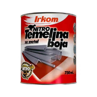 Osnovna boja za metal Nitro 750ml crvena-IRKOM Boje i lakovi Irkom BIL_BDM_UDM00119 Madras doo Beograd