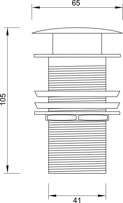 Podsklop sifona CONCEPT bez preliva (C-S-2005) Sifoni Concept C-S-2005 Madras doo Beograd