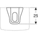 POLUSTUB SELNOVA SQUARE GEBERIT 501.477.00.7 Stubovi/polustubovi Geberit Madras doo Beograd